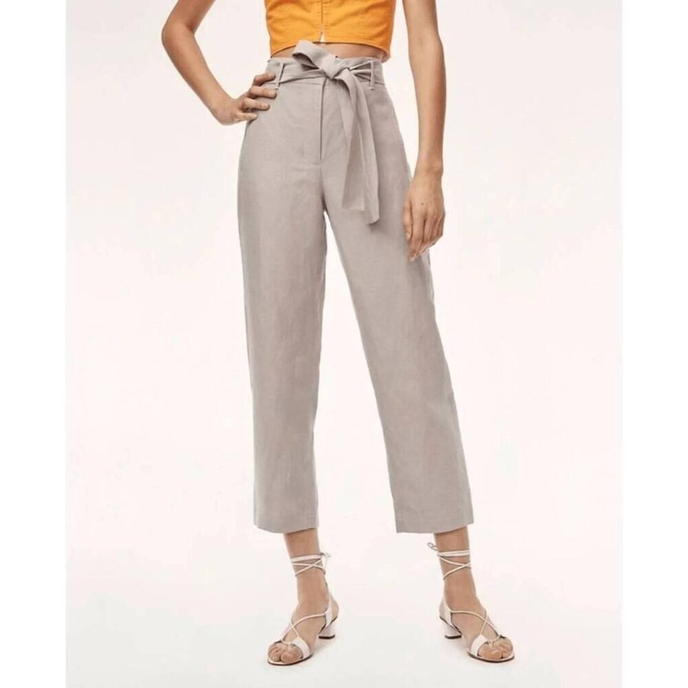 Aritzia Women's Cream Trousers